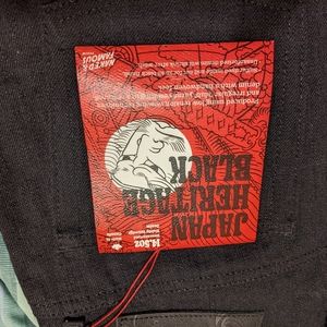Naked and Famous Japan Heritage Black in Weird Guy